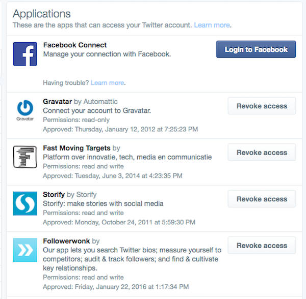 beveiliging corporate social media accounts