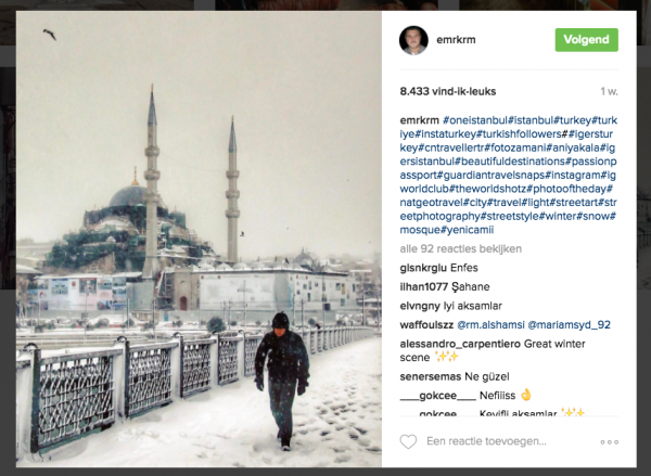 Turkse fotografen Instagram