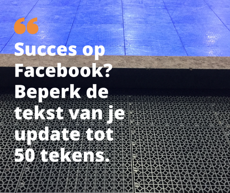 succes op Facebook