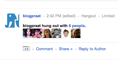 #blogpraat google+ hangout