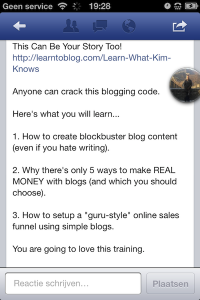 leren bloggen?