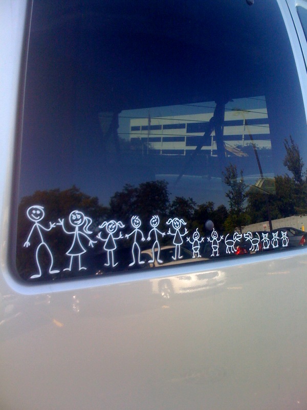 Family Stickers voor op de auto