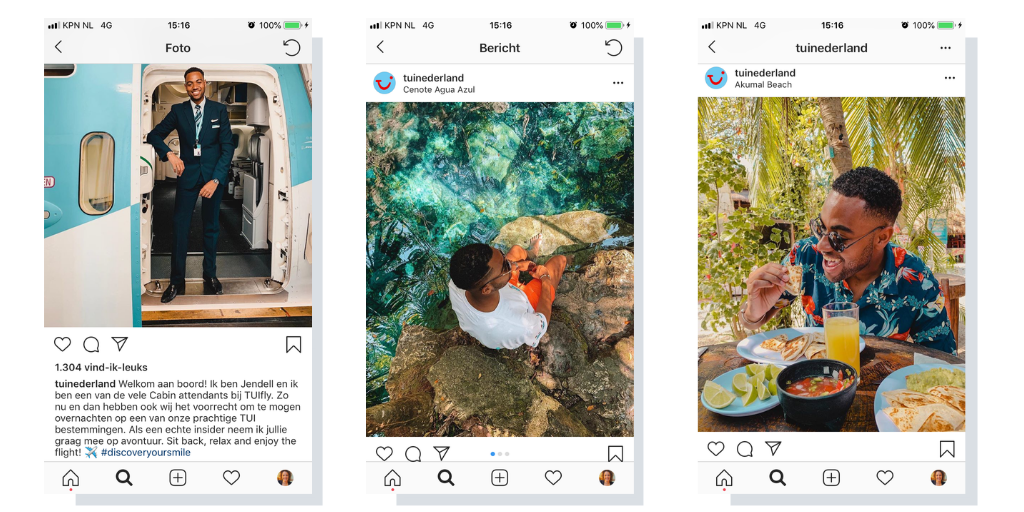 Instagramcontent takeovers TUI