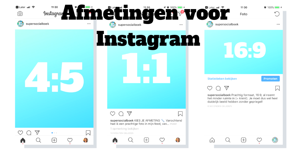 De ideale Instagram afmetingen: over vierkante, horizontale en verticale Instagramfoto's | Elja Daae